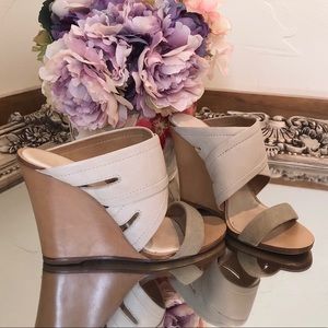 Rag & Bone Shaw tan and cream leather sandal sz7